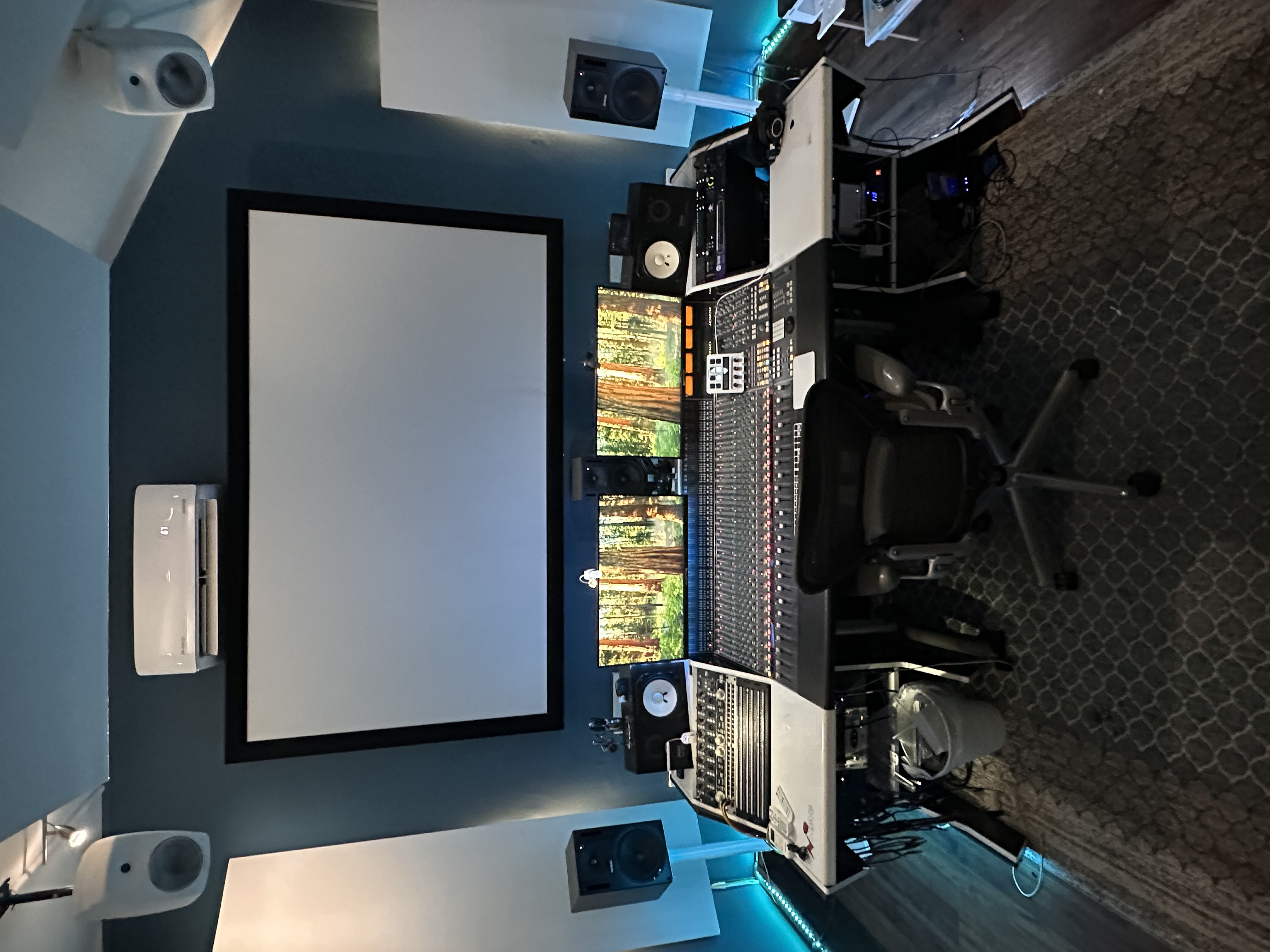 SSL AWS 900 Plus console in the control room